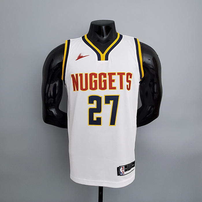 Denver Nuggets Murray#27 Limited White NBA Jersey-4650290