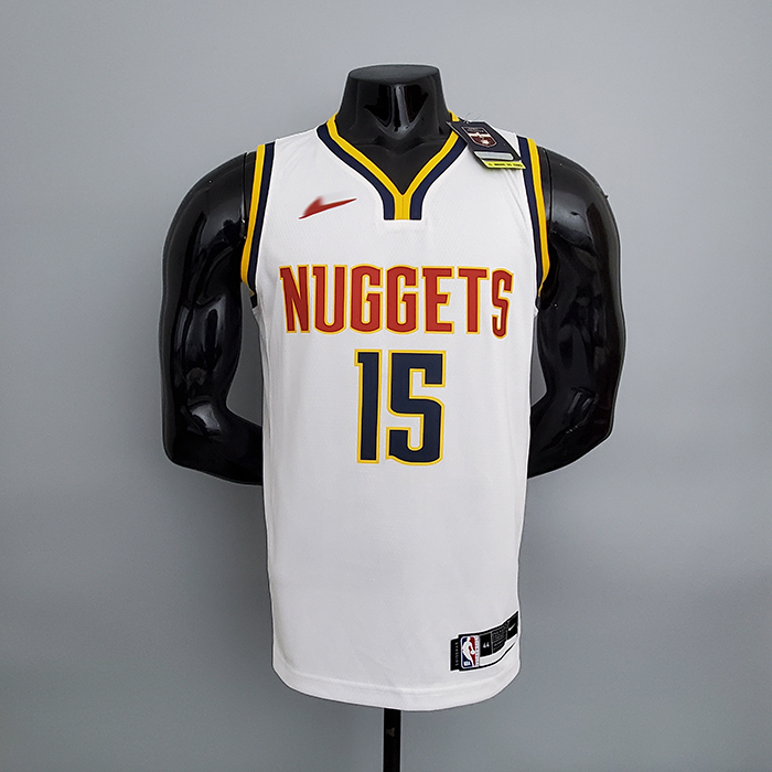 Denver Nuggets Jokic #15 Limited White NBA Jersey-5374514