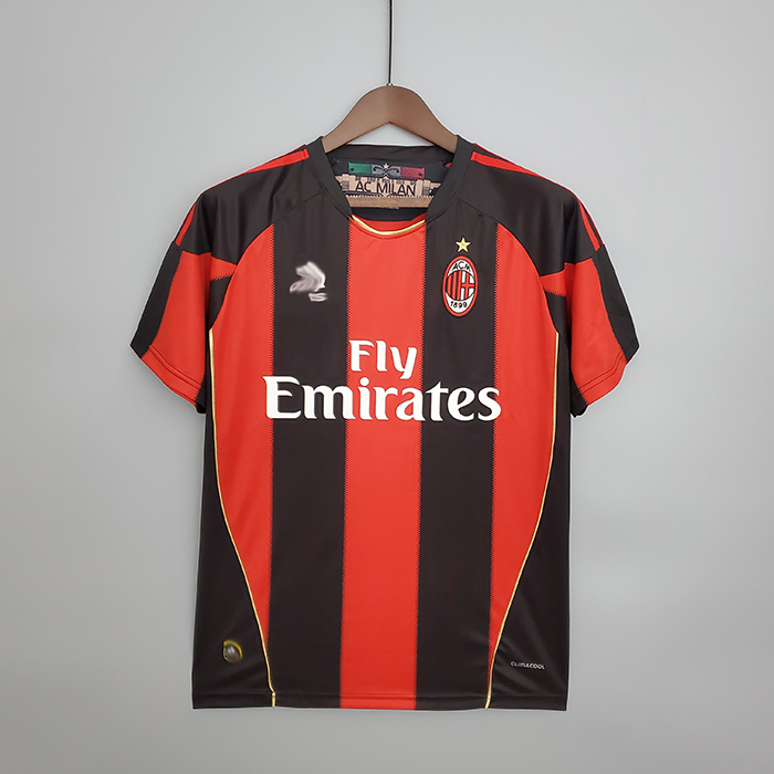 Retro 10/11 AC Milan home Jersey version short sleeve-770821