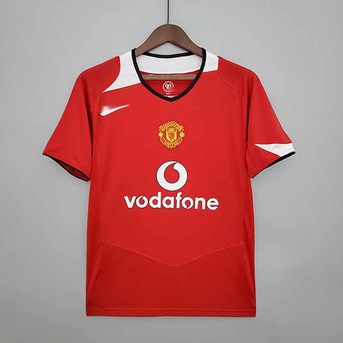 Retro Manchester United M-U 04/06 home Jersey version short sleeve-1317376