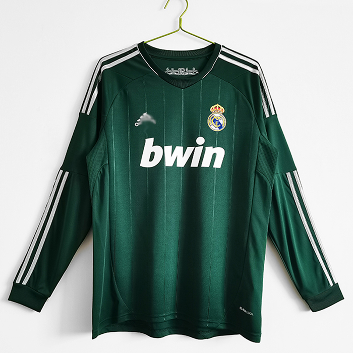 2012/13 Retro Real Madrid Away Jersey version Long sleeve-6419581