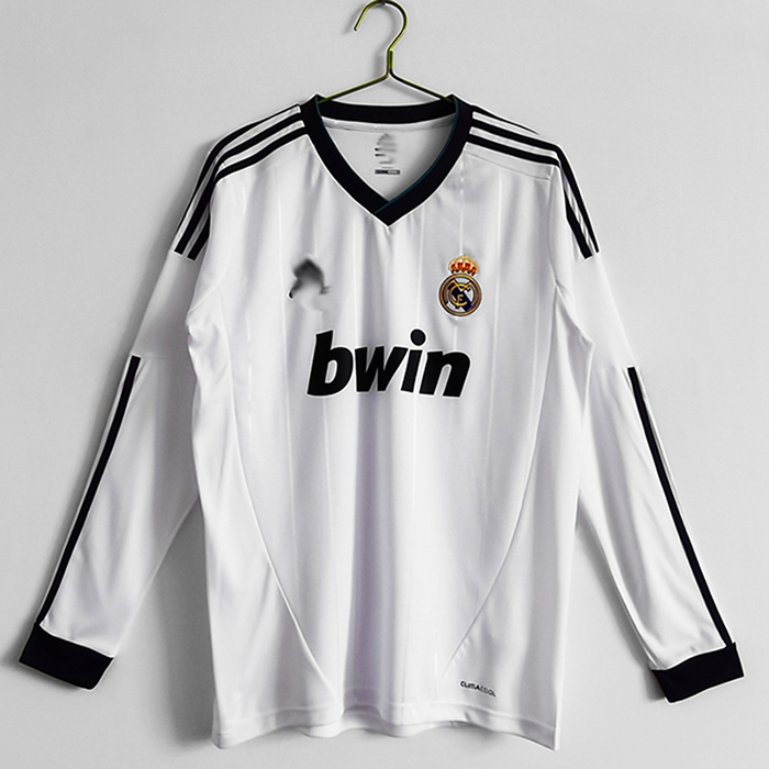 2012/13 Retro Real Madrid Home Jersey version Long sleeve-8521074