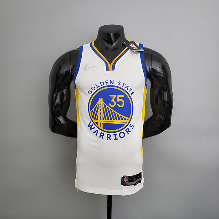 75th Anniversary Warriors White NBA Jersey #35 White NBA Jersey-2360220