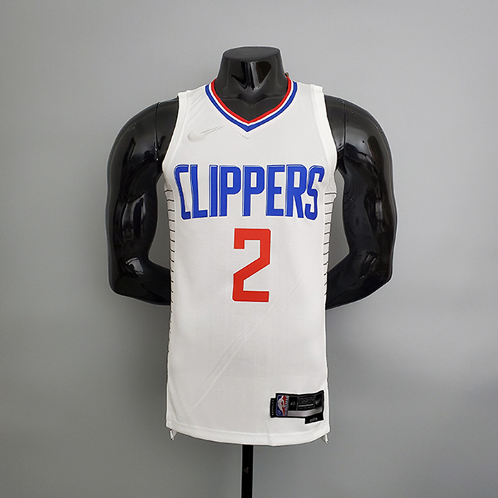 75th Anniversary Clippers White NBA Jersey #2 White NBA Jersey-5345426