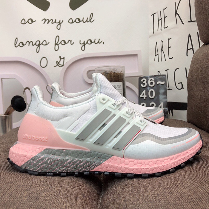 Ultra Boost PULS 4.0 Women Running Shoes-White/Pink-4388250
