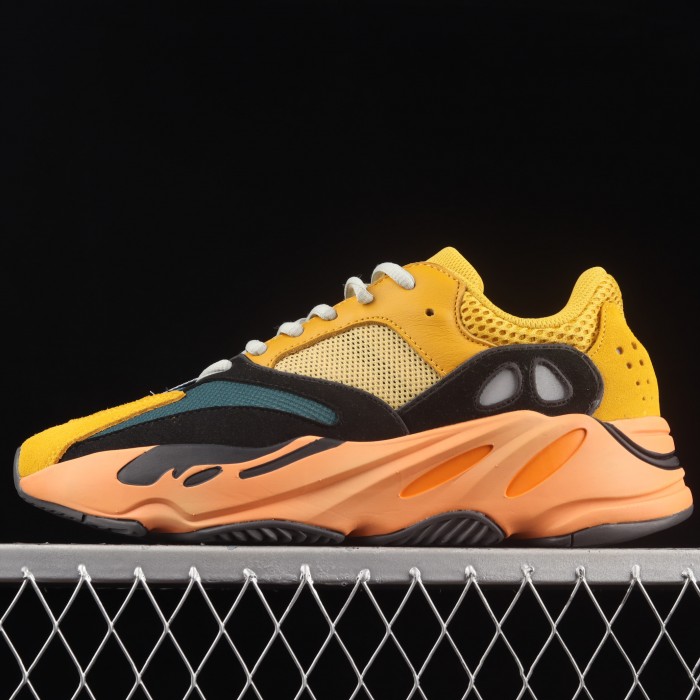 Kanye West x Yeezy 700 Boost Running Shoes-Yellow/Blue-8626232