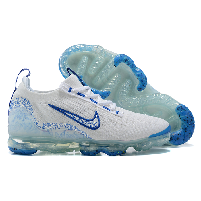 2021 Air Max VaporMax Running Shoes-White/Blue-421147