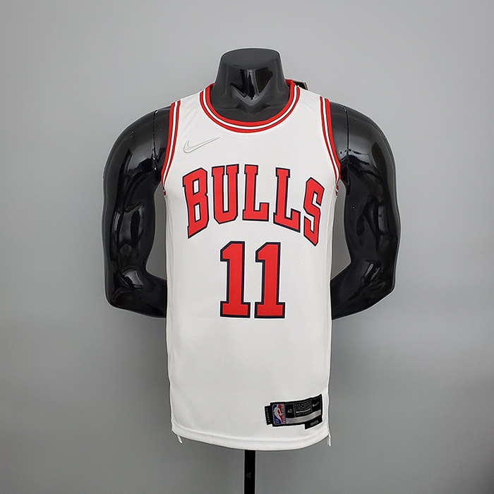 75th Anniversary DeRozan #11 Chicago Bulls White NBA Jersey-8220579