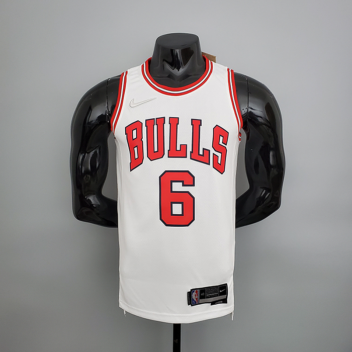 75th Anniversary CARUSO#6 Chicago Bulls White NBA Jersey-1750752