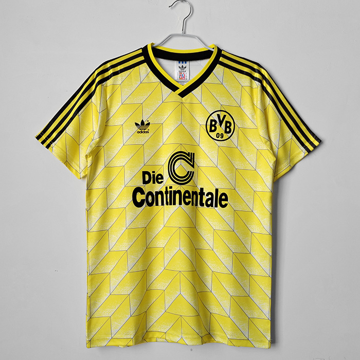 1988 Retro Borussia Dortmund Home Jersey version short sleeve-8555802
