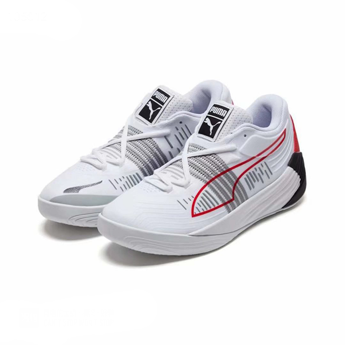 FUSION NITRO Basketball Shoes-White/Black-9910609