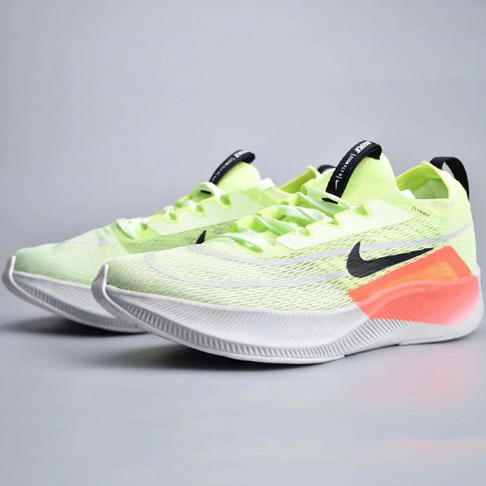 Zoom Fly 4 Running Shoes-Green/Orange-5855903