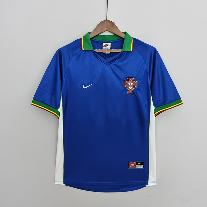 Retro 1998 Portugal away Jersey version short sleeve-9145763
