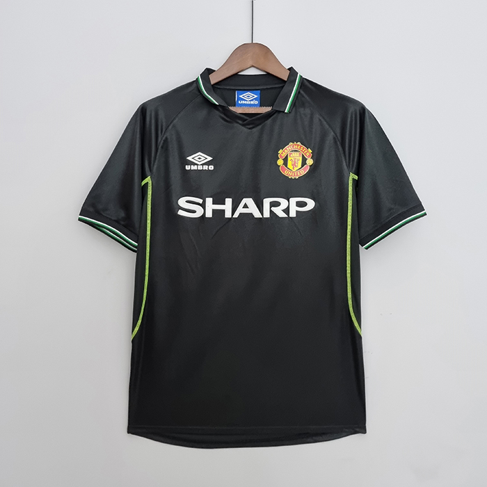 Retro 1988 Manchester United M-U away Jersey version short sleeve-2360112