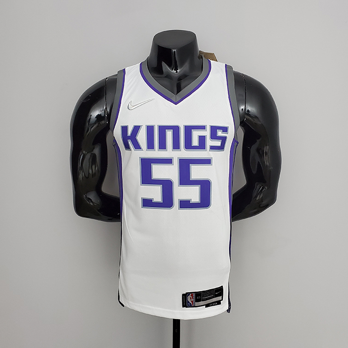 75th Anniversary Sacramento Kings Williams #55 White NBA Jersey-8750844