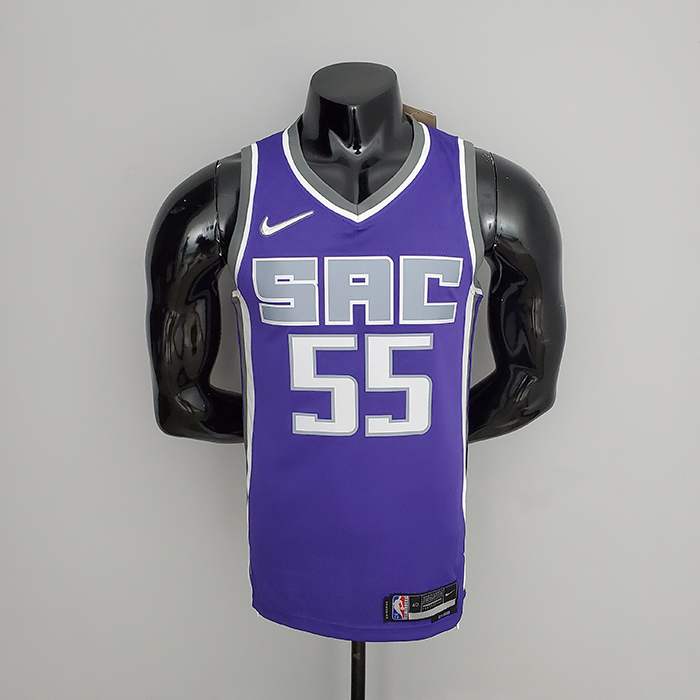 75th Anniversary Sacramento Kings Williams #55 Purple NBA Jersey-1189775
