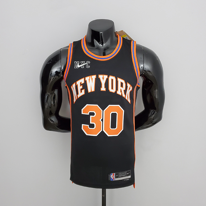 2022 Season Randle #30 Knicks Urban Edition Black NBA Jersey-8380630