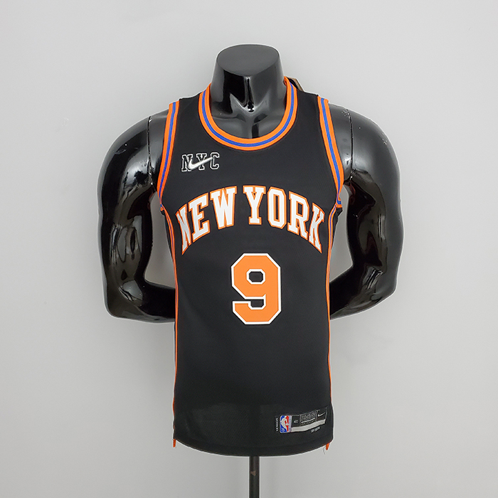 2022 Season Barrett #9 Knicks Urban Edition Black NBA Jersey-5242769