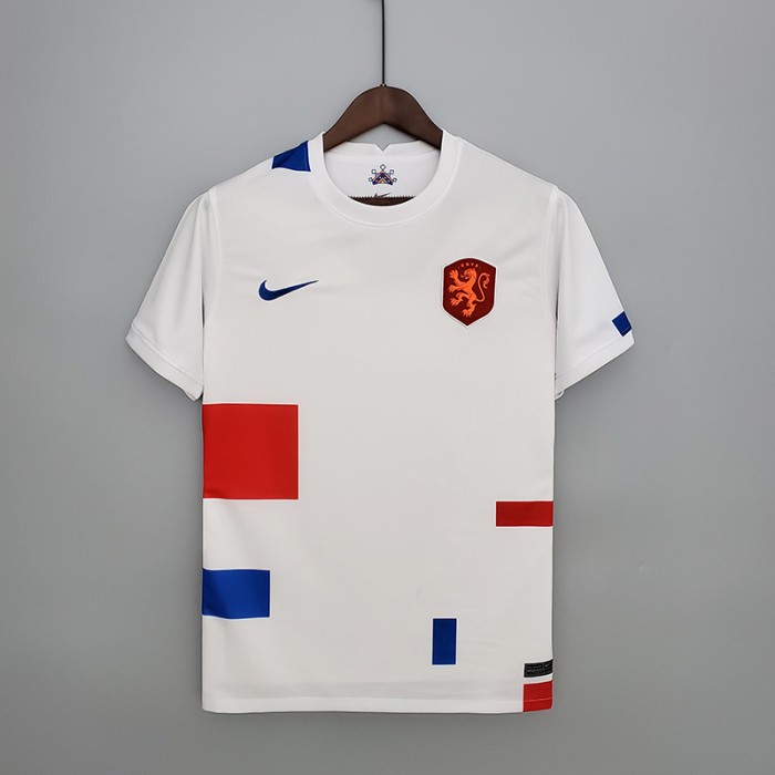 2022 Netherlands away White Jersey version short sleeve-6231851