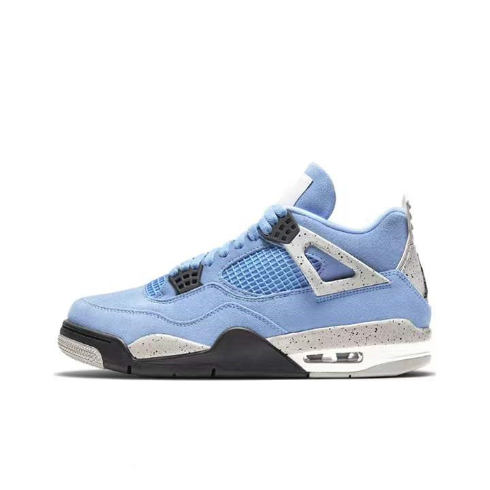 Air Jordan 4 AJ4 Retro High Running Shoes-Blue/Gray-8174886
