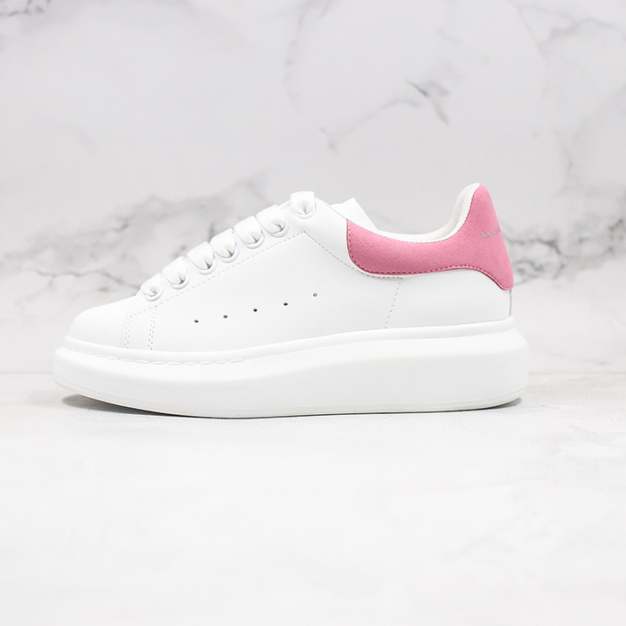 Alexander McQueen MCQ Women Runing Shoes-White/Pink-911652