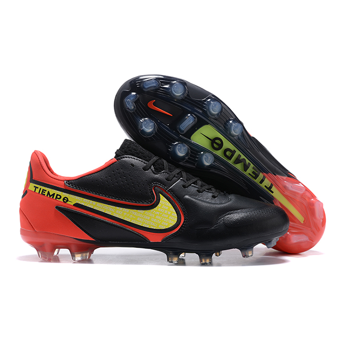 Tiempo Legend 9 Elite FG Shadow Soccer Shoes-Black/Red-2054033