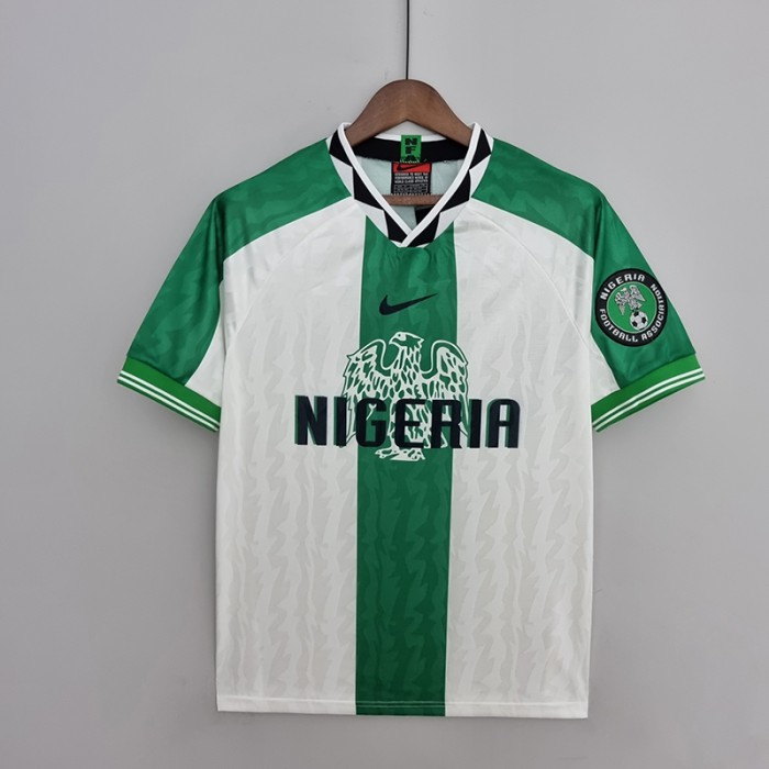 Retro 96/98 Nigeria away Jersey version short sleeve-3555164