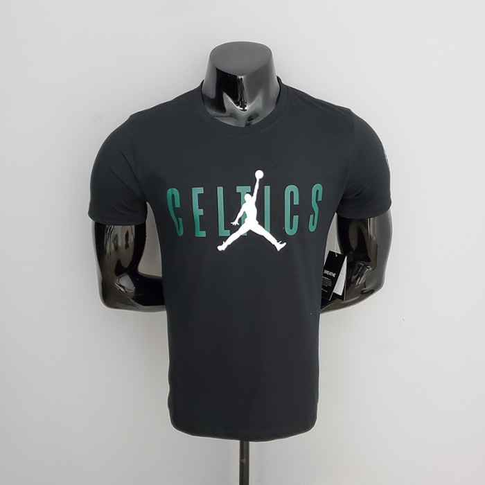 Boston Celtics NBA Summer Black T-shirt-2894596