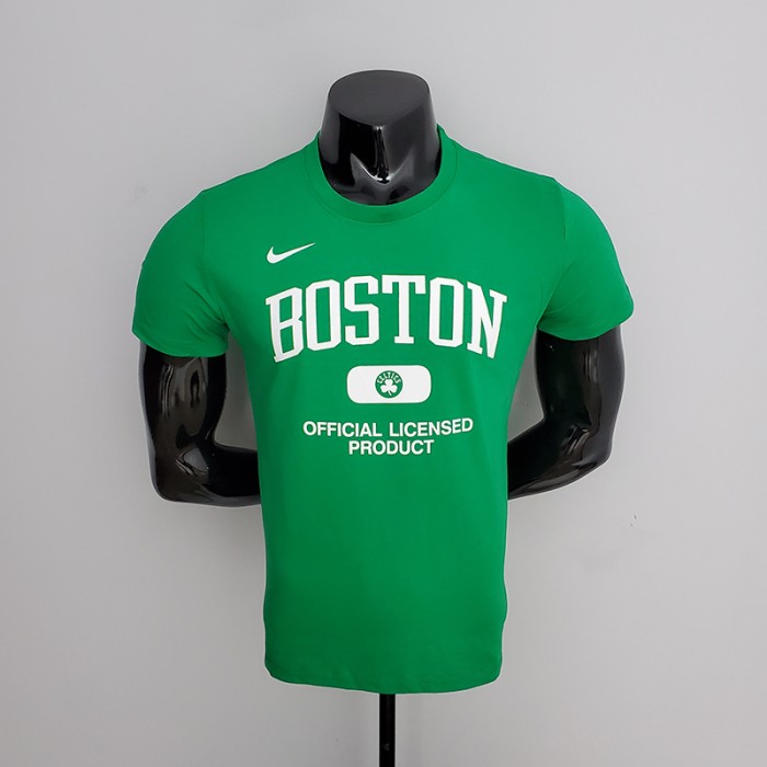 Boston Celtics NBA Summer Green T-shirt-4326467