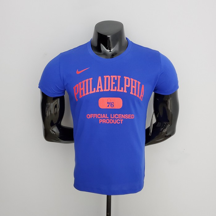 Philadelphia 76ers NBA Summer Blue T-shirt-1890059