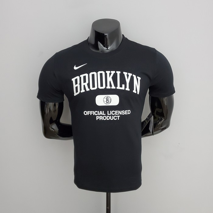 Brooklyn Nets NBA Summer Black T-shirt-6583048
