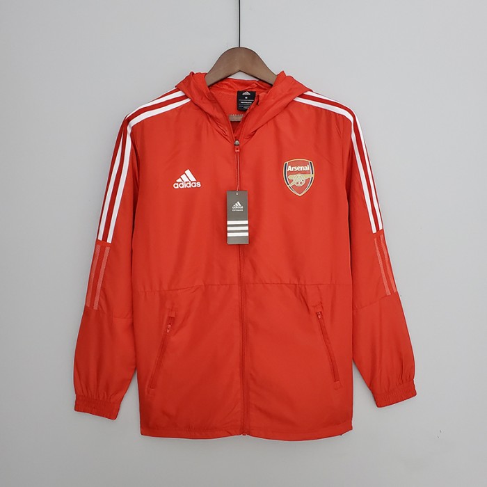 2022 Arsenal Windbreaker Red Hooded Windbreaker jacket Windbreaker-3315915