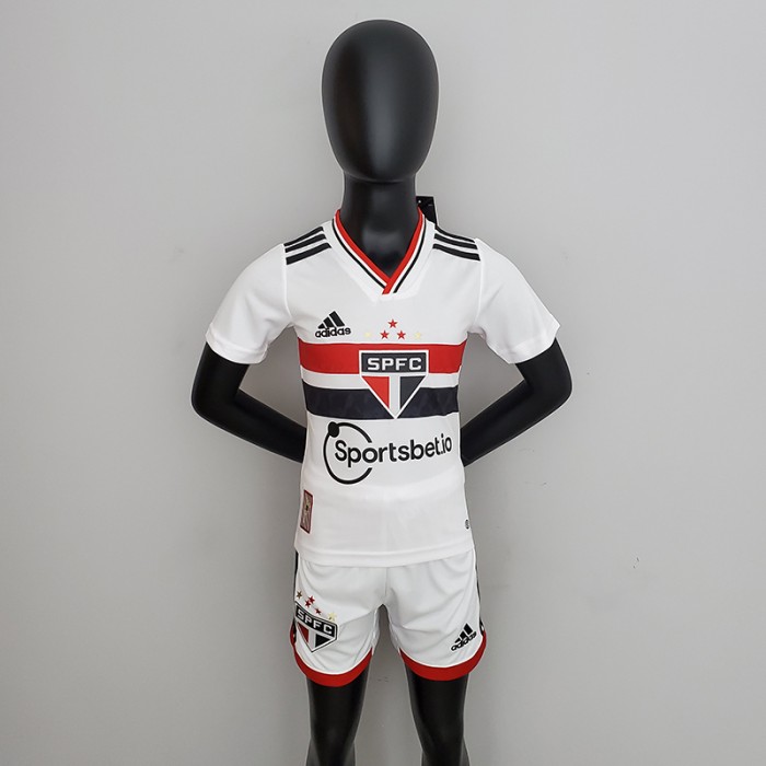 22/23 kids kit Sao Paulo Futebol Clube Jersey Kit (Shirt + Short)-8292598