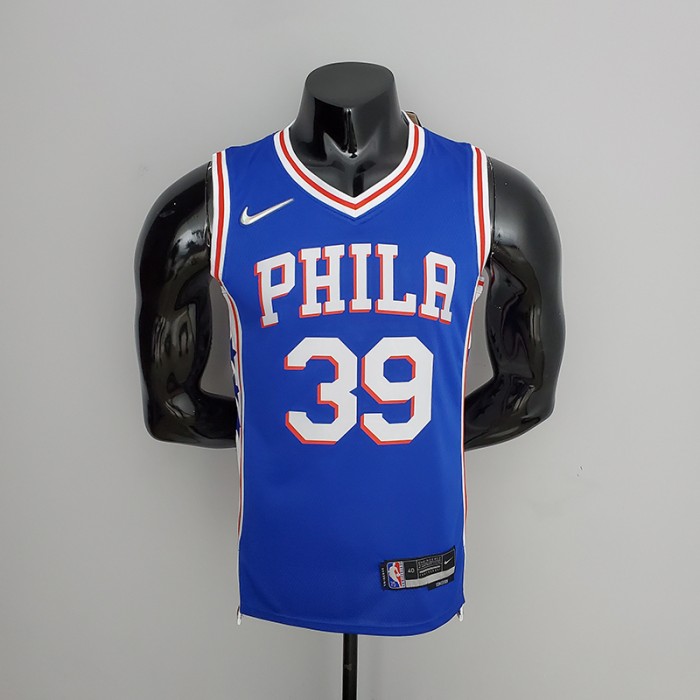 75th Anniversary Philadelphia 76ers HOWARD#39 Blue NBA Jersey-1329240
