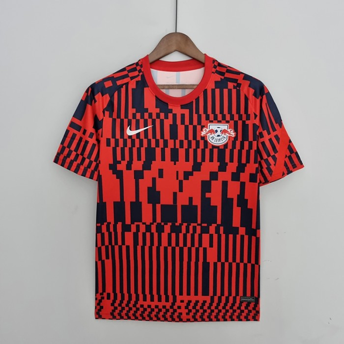 22/23 RB Leipzig training suit Red Jersey version short sleeve-5813831