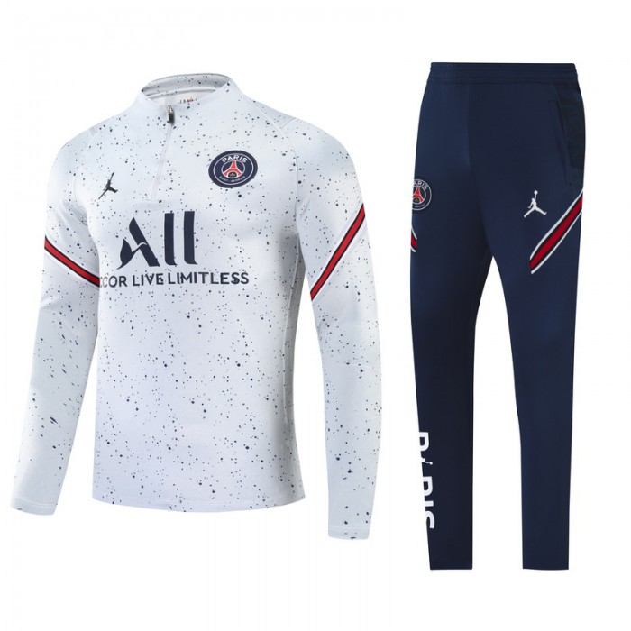 21/22 Paris Saint-Germain PSG Gray Edition Classic Jacket Training Suit (Top+Pant)-5857843