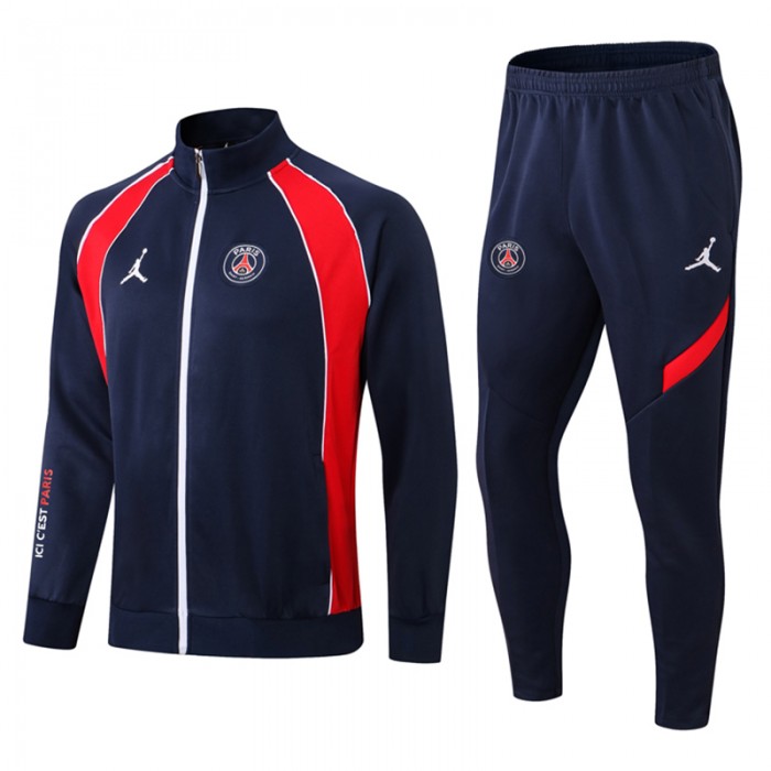 22/23 Paris Saint-Germain PSG Navy Blue Edition Classic Jacket Training Suit (Top+Pant)-7203101