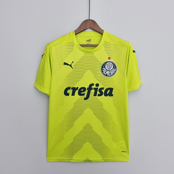 22/23 Palmeiras Goalkeeper Light Green Jersey version short sleeve-8493616