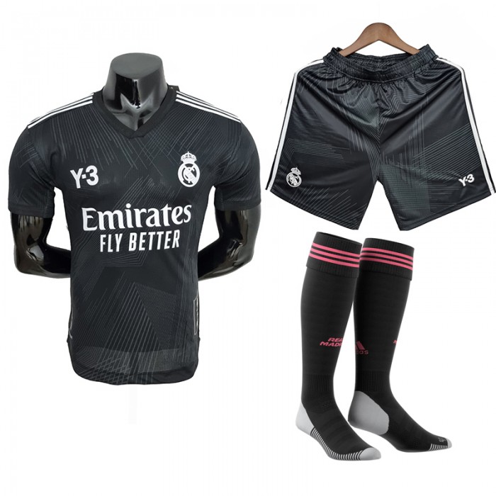 Real Madrid kit Training Suit Shorts Kit Jersey (Shirt + Short + Sock)-6777085
