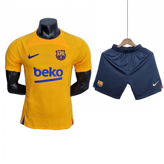 Barcelona kit Training Suit Shorts Kit Jersey (Shirt + Short )-6288757