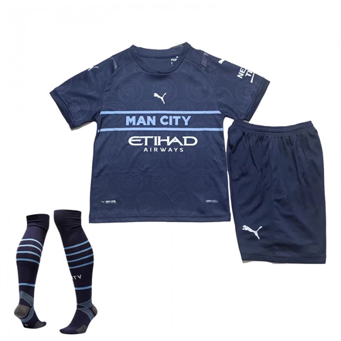 Manchester City kit Training Suit Shorts Kit Jersey (Shirt + Short + Sock)-1324252