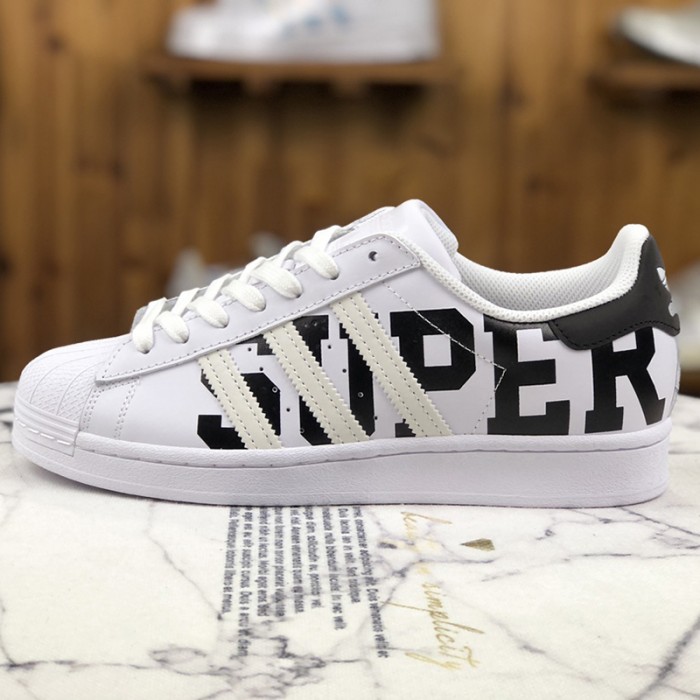 Superstar Running Shoes-White/Black-3867901