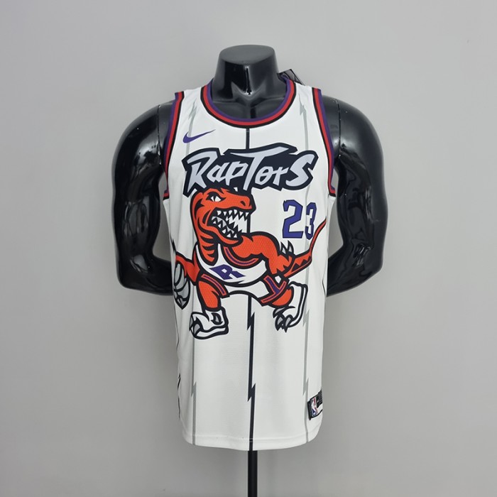 Toronto Raptors VANVLEET#23 White NBA Jersey-1960295