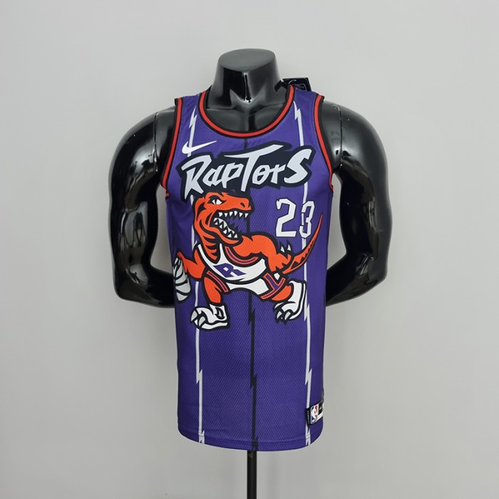 Toronto Raptors VANVLEET#23 Purple NBA Jersey-5764346