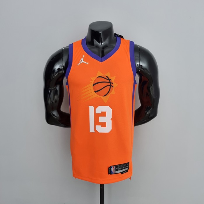 75th Anniversary NASH#13 Phoenix Suns Jordan Theme Orange NBA Jersey-9315087