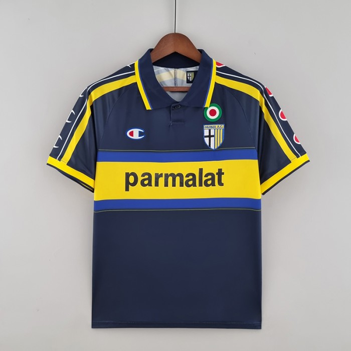 Retro Parma 99/00 away Jersey version short sleeve-4646243