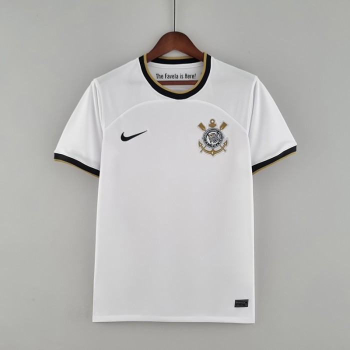 22/23 Corinthians home White Jersey version short sleeve-1039964