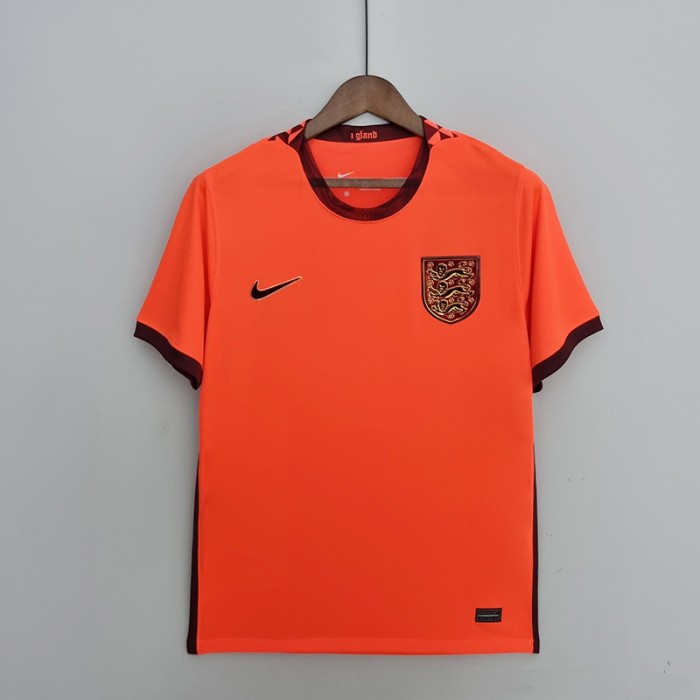 2022 World Cup National Team England Away Orange Jersey version short sleeve-7443598