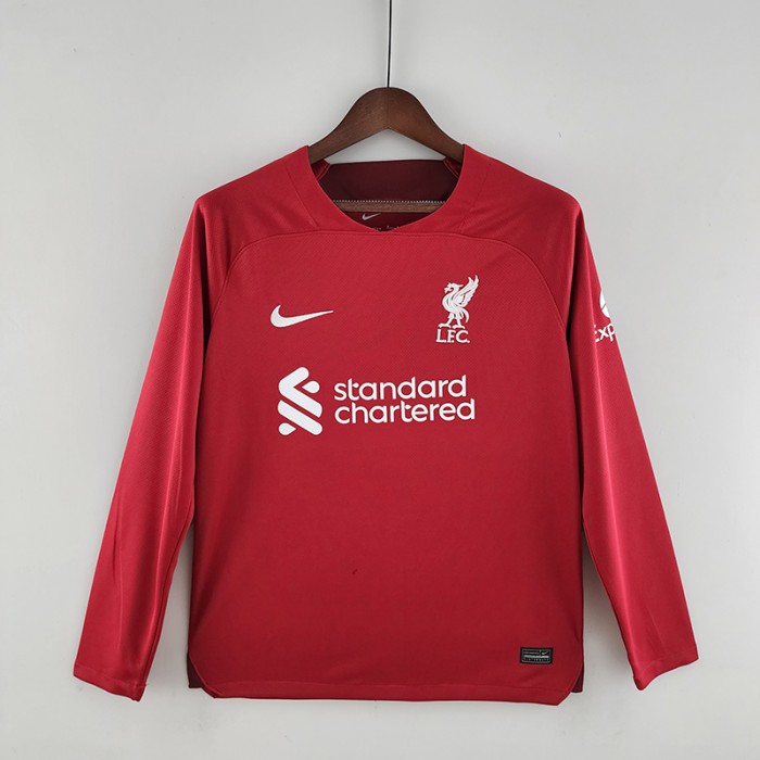 22/23 Liverpool home Red Jersey version Long sleeve-5426848