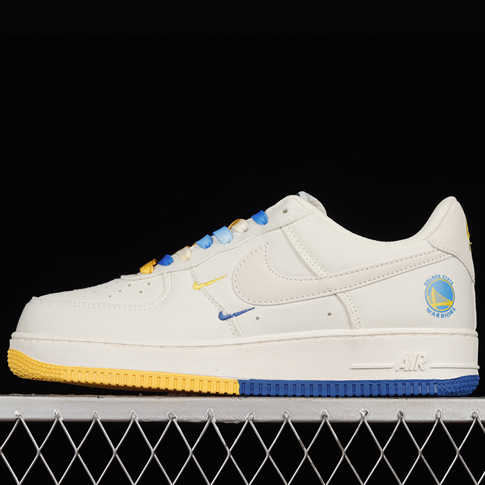 Air Force 1'07 Low Running Shoes-White/Yellow-3469601